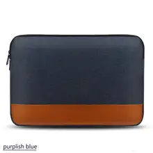 15.6inch Laptop Storage Bag Waterproof Breathable Wear-resistant Burden Reduction Shock Resistance Contrast PU