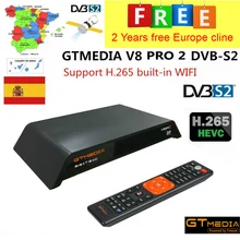 GTMedia V8 Pro2 DVB S2+T2+Cable Satellite TV Receiver Support PowerVu Biss Key cccam HD Built-in WiFi 2 Years free europe cline GTMedia V8 Pro2 DVB S2+T2+Cable Satellite TV Receiver Support PowerVu Biss Key cccam HD Built-in WiFi 2 Years free europe cline