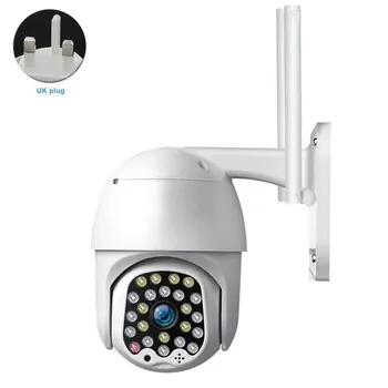 

Security Camera Night Vision Home 1080P 5MP 23 LED Automatic Tracking Monitor Outdoor Waterproof IP Full Color Office Wireless