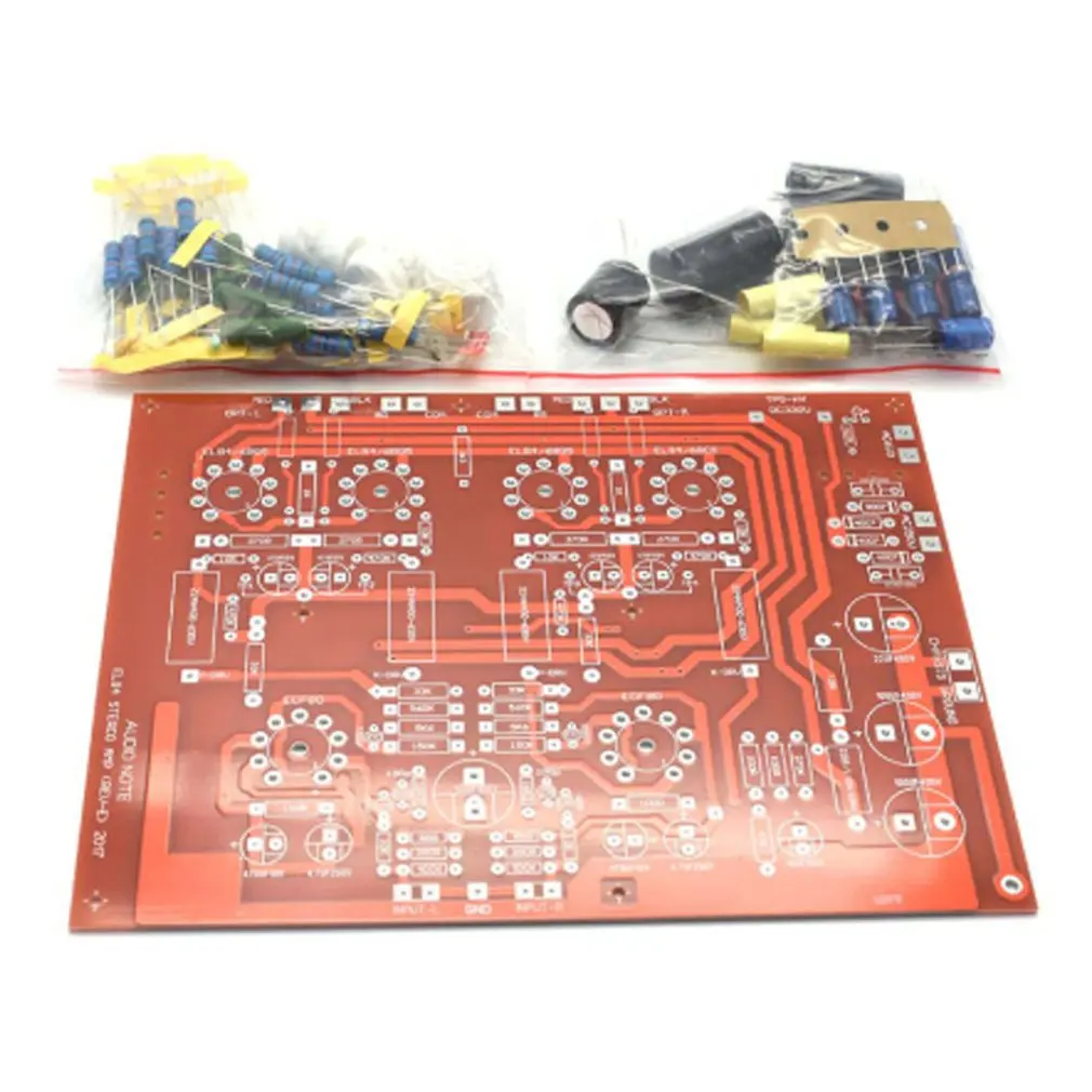 

practical Hi-End Stereo Push-Pull EL84 Vaccum Tube Amplifier PCB DIY Kit portable durable accessories