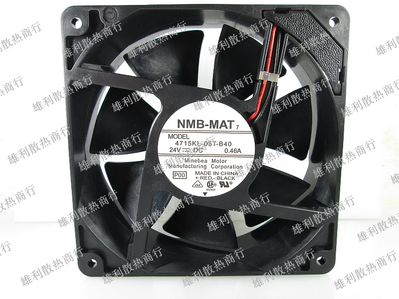 

1PCS NEW -MAT7 4715KL-05T-B40 24V 0.46A 12CM 12038 Motor protection cooling fan Original