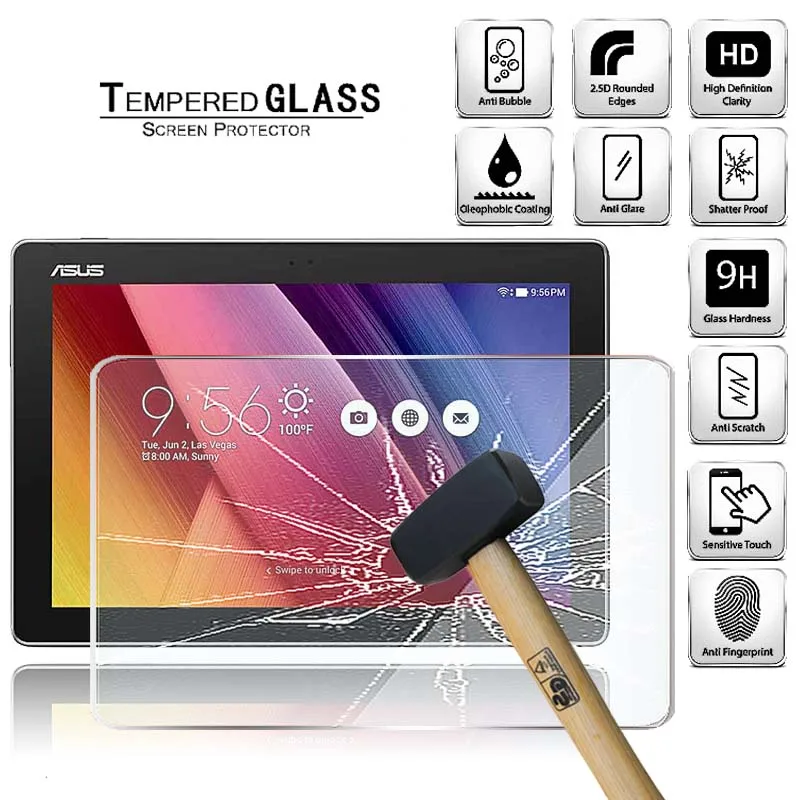 

Tablet Tempered Glass Screen Protector Cover for Asus ZenPad 10 Tablet Computer Explosion-Proof Anti-Scratch Screen