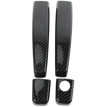 

Abs Carbon Fiber Door Handle Cover Trim for Opel Tigra B 2004-2009 Car Stickers