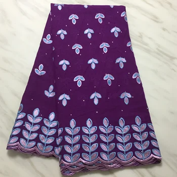 

Unique style high quality french lace mesh fabric with stones fashions purple nigerian swiss lace fabrics for dress PF1015