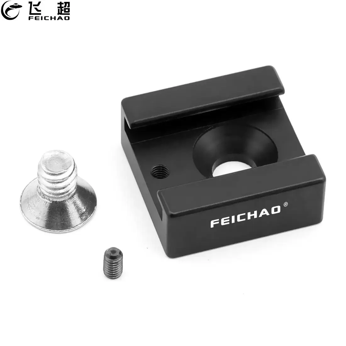 Photography Accessory Aluminum Cold Shoe Mount Adapter Base With 1/4" Mounting Screw For Camera Cage Flash LED Light Microphone Hot Shoe Adapter