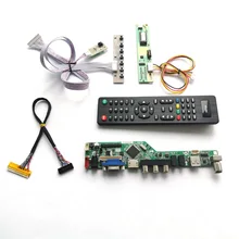 Для N154C3-L01/L02 HDMI VGA USB AV RF клавиатура+ пульт+ инвертор LVDS 1CCFL 30Pin T. V56 привод плата для карт ЖК-панель монитор DIY kit