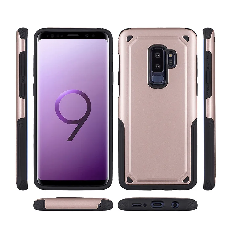 В настоящее время samsung S8 S9 plus чехол для телефона защитил броню в ТПУ+ ПК Все края включены ударопрочный защитный