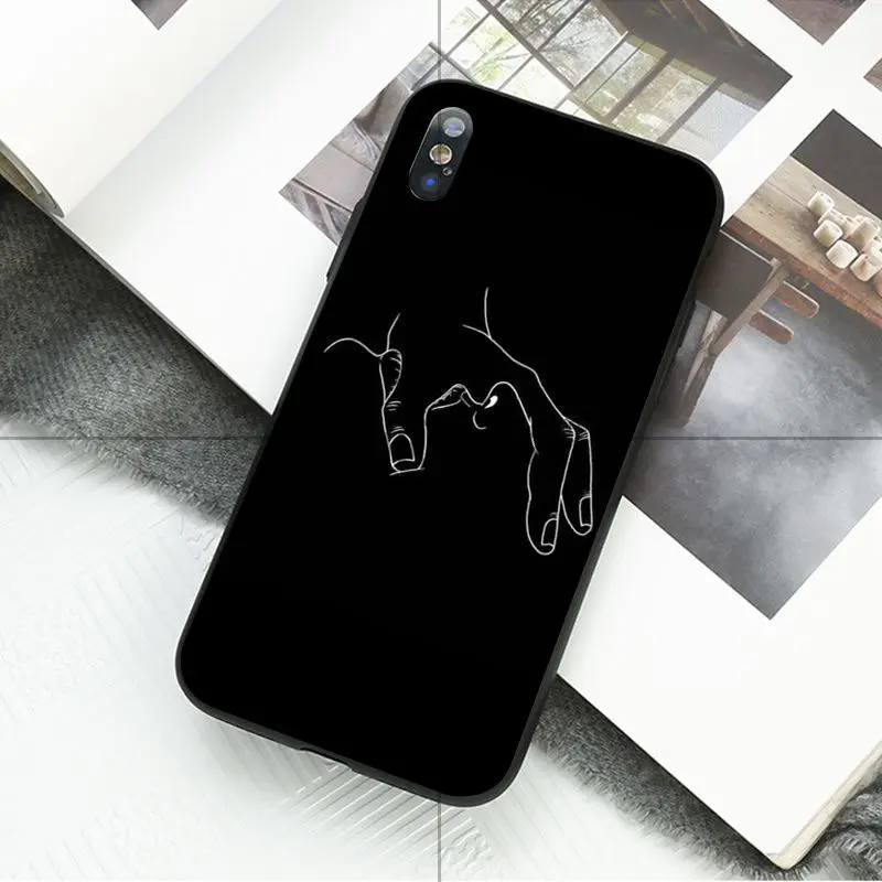 Black and white line art