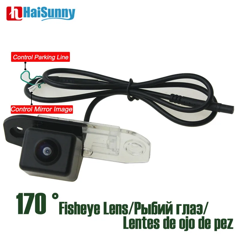 Обратный объектив камеры "рыбий глаз" 170 градусов угол заднего вида HD sony pixel 1280*720 ночного видения для Volvo S40 S60 XC60 V60 S80 xc90