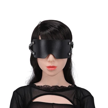 

Male & Female Adult Products Multi-Erotic Fun Leather Playing Game Black Fantasy Passion Eye Mask Queen Slave Passion Mask