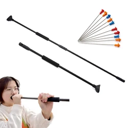 Slingsho – fléchettes avec visée Laser à points rouges tactiques, 10 pièces, aiguilles métalliques, Tube de jonction noir, longueur de tir 39'' 