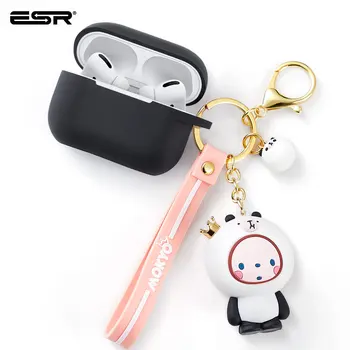 

ESR for AirPods Pro Case With Keychain Cartoon Monkey Silicone Charging Cover for AirPods 3 Air Pods pro Fundas Capa Coque Cute