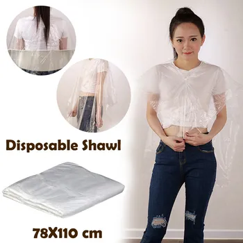 

200pc 78*110cm Disposable Shawl Barber Cape Waterproof Hair Salon Capes Washing Pads Shampoo Cape Barber Cape Hair Cutting