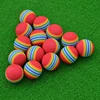 1PCS Golf Sponge Soft Rainbow Balls Golf Swing Training Balls Beginner Practice Training Aids Ball Indoor Outdoor ► Photo 3/6
