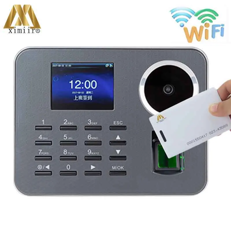 

iClock360-P Palm Time Attendance And Access Control Biometric Fingerprint Time Recording Time Clock With 125Khz RFID Card Reader