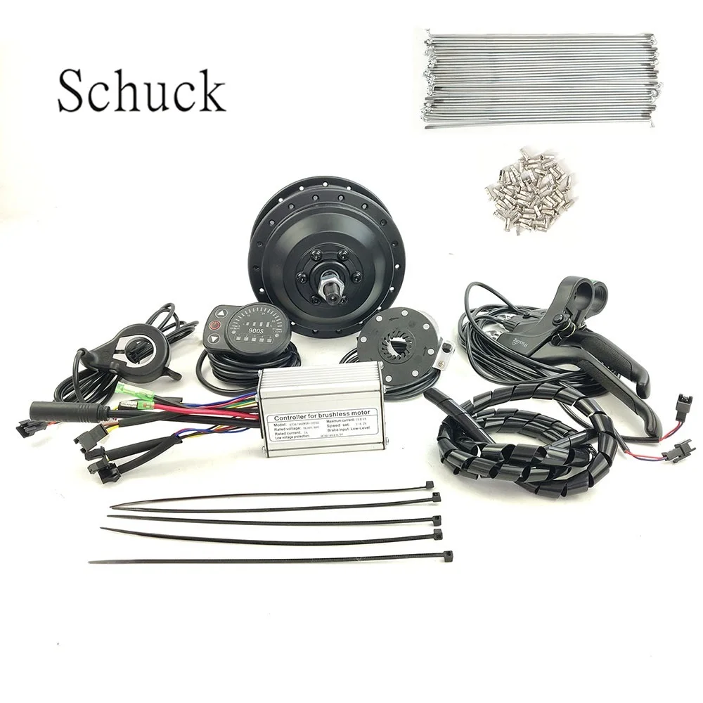 

Schuck ebike rear rotate without wheel 36V250W electric bicycle motor with KTLED900S display electric bicycle conversion kit
