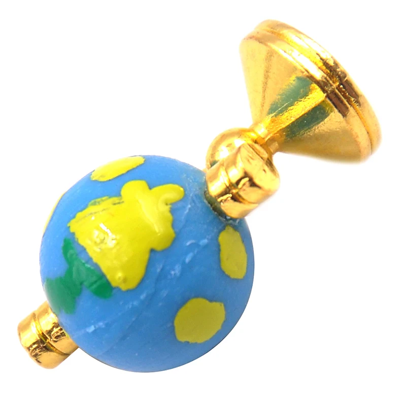 Кукольный домик Rolling Globe с подставкой 1:12 миниатюрный кукольный домик для учебы гостиная спальня мебель для читальных залов аксессуар