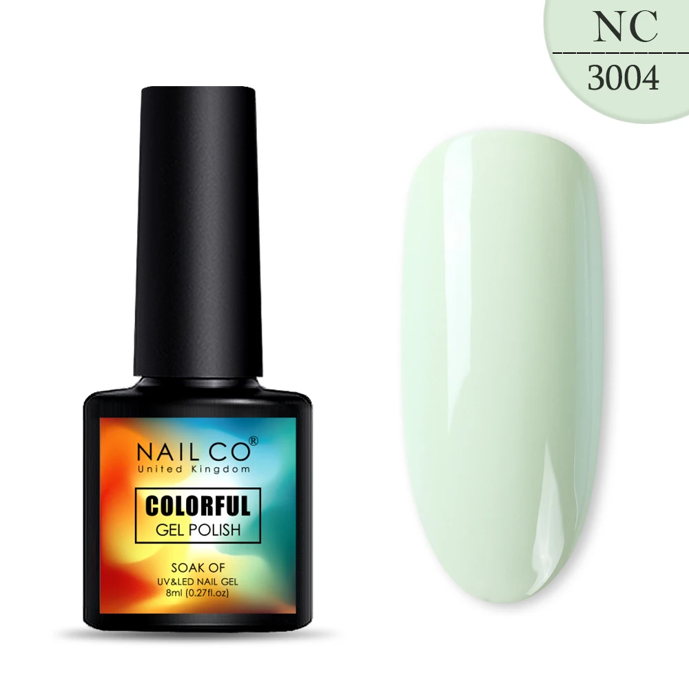 3004 NAILCO, 8 мл, 130 цветов, Гель-лак для ногтей Lucky color, Гель-лак для ногтей, дизайн ногтей, Гель-лак Esmalte Nails Lak Hybrid Soak Off - Цвет: 3004