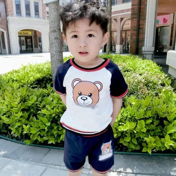 

New brand Toddler Boys Casual Clothes Sets Short Sleeve T-shirt+Shorts 2pcs Clothing Set Kid Girls Tops+ Skirt Outfit Tracksuit
