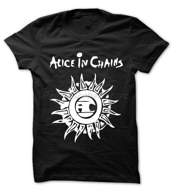 Womens unisex Fashion t shirt Alice In Chains T SHIRT TEE TSHIRT men cotton tshirt summer brand t-shirt bigger size | Мужская одежда