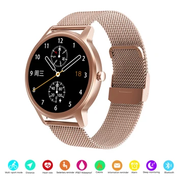 

2020 New Smart Watch Fashion Men Women Samrtwatch Sports Fitness Tracker Bracelet Band IP67 Waterproof Heart Rate Monitor