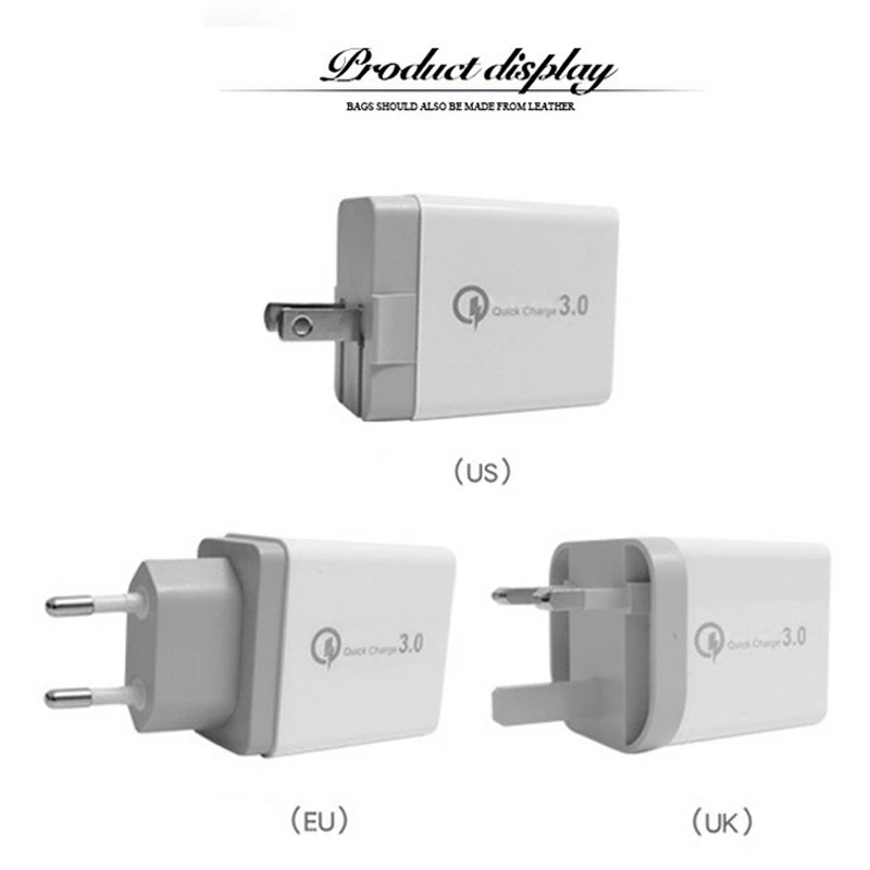 SHIERAK Быстрая зарядка 3,0 USB зарядное устройство 30 Вт QC3.0 QC Быстрая зарядка мультирозеточный мобильный телефон зарядное устройство для iPhone samsung Xiaomi