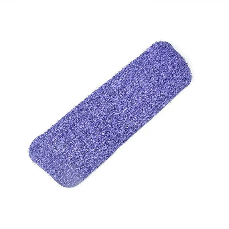 Purple Швабра для пола из микрофибры для уборки, сменная домашняя тряпка для очистки от пыли, многоразовый моющий инструмент, долговечный - Цвет: Purple
