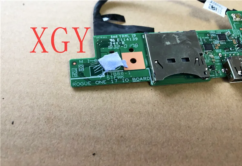 Placa de Leitura de Cartão Usb 2tk30 para Dell 17 7786 P36e Placa Pequena 17b881 5tfwk 05tfwk 100% Teste ok Cartões para acréscimos - Imagem 5