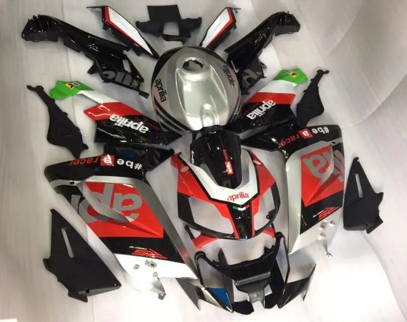 

TOP Injection mold Fairing Kit Fit for Aprilia RS125 06 07 08 09 10 11 RS4 RSV 125 2006 2009 2011 red black silver Fairings set