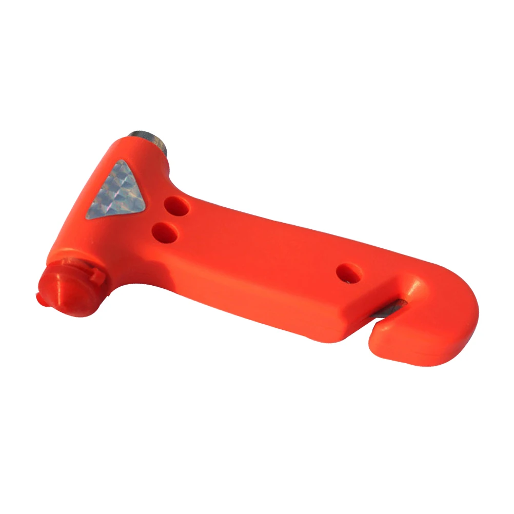 

4PCS Emergency Escape Hammer Multi-functional Hammer Broken Window Tools Car Accessories Two in One Safety Hammer Red