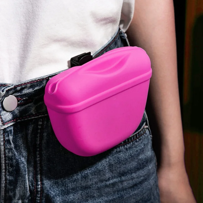 Bolsa de entrenamiento perro para mascotas, cebo portátil para tratar comida, perros, agilidad, alimento al aire libre, bolsa de almacenamiento, comida, recompensa, riñonera
