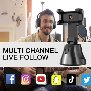 

Intelligent Tracking Gimbal 360 Rotation Smart Shooting Object Intelligent Vlog Tracking PTZ Shooting For Phone Tracking O0E1