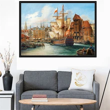 

DIY 5D Diamond Painting Scenic Series Kit Full Drill Square Round Embroidery Mosaic Art Picture Of Rhinestones Home Decor Gifts