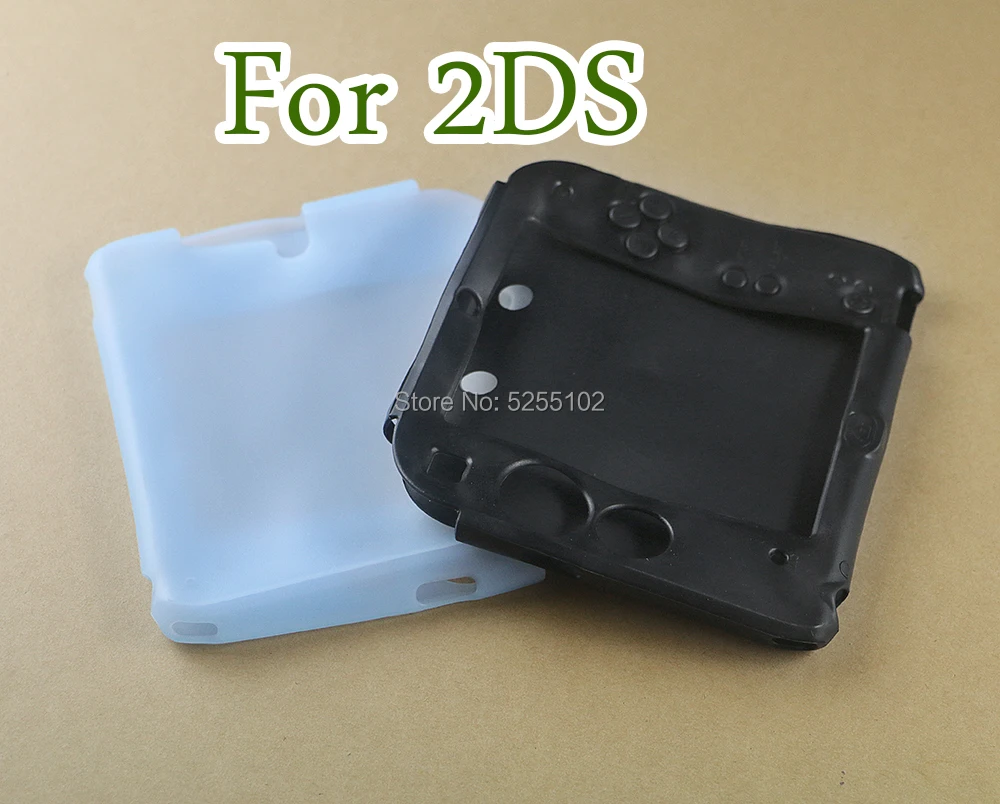 Многоцветный мягкий силиконовый чехол Для Nintendo 2DS защитный кожух гелеобразный