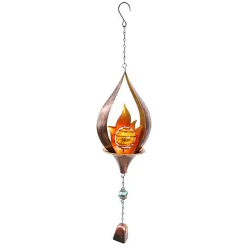 

1Pc Wind Chime Flame Wind Chime Hanging Decor for Door Gift Garden Garden Accessories Decoration Gardening Jardin