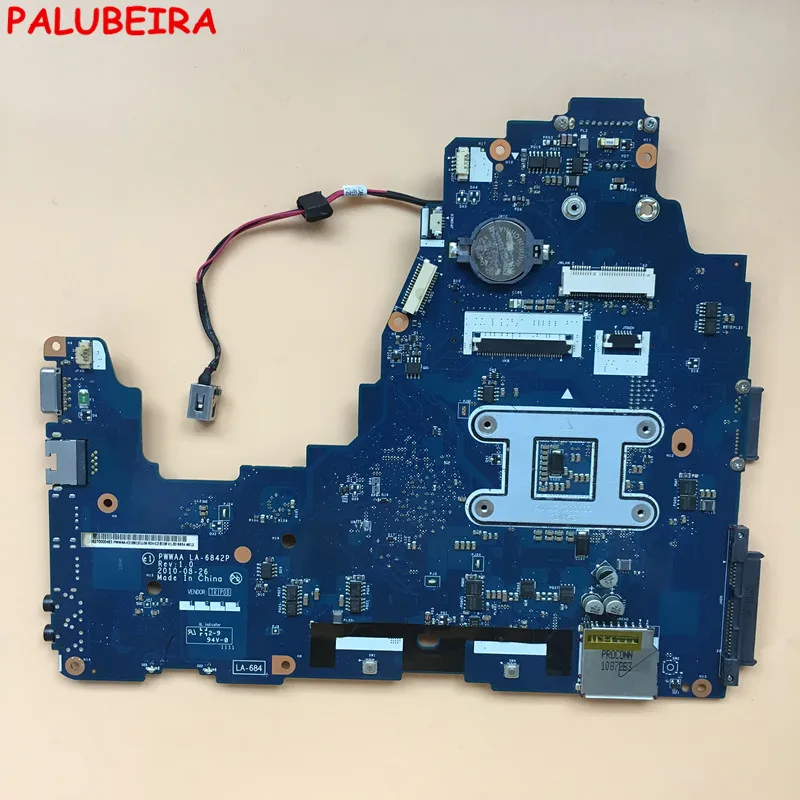 PALUBEIRA для ноутбука Toshiba C660 материнская плата DDR3 K000111440 PWWAA LA-6842P основная плата HM55 DDR3