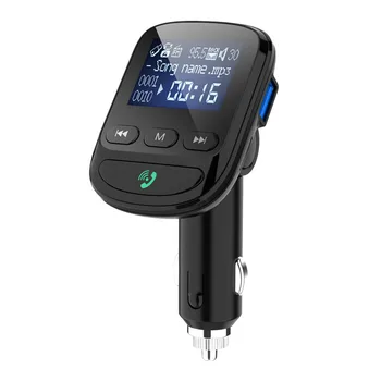 

FM Transmitter Universal Dual USB Intelligent Electronic Aux Output LCD Display Car Bluetooth MP3 Player Multifunction Music