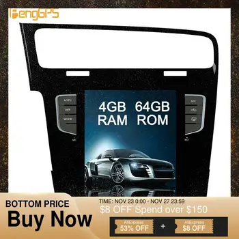 

Android 8.1 Tesla Vertical Screen for Volkswagen/VW GOLF 7 2013+ GPS Navigation Audio DVD Player Autostereo FM/AM Radio 4K Unit