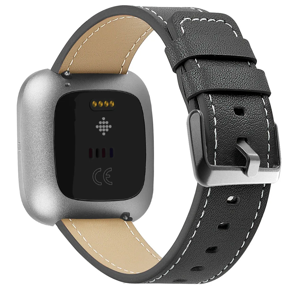 Замена браслета роскошный кожаный ремешок для Fitbit Versa/Versa 2 Смарт часы носимый браслет аксессуары для Versa 2