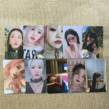 

Kpop Red Velvet Festival Finale Photo Card PSYCHO Self Made Photograph Round Corner Cards 10pcs