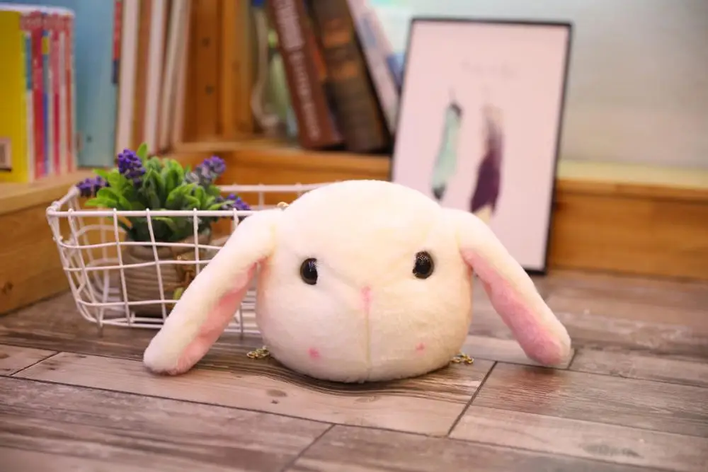 Плюшевые животные, плюшевые, Doraemon, Пикачу, hello kitty, большие длинные уши, кролик, панда, Shouder, сумка на цепочке, KT, подарок на день рождения, игрушка для мальчиков и девочек - Цвет: rabbit