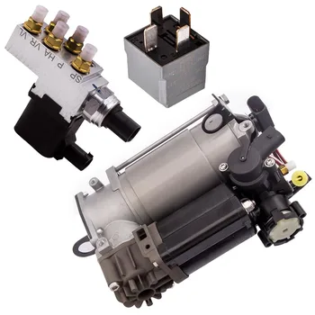 

For Mercedes Benz W220 W211 W219 E550 Air Suspension Pump Compressor w/ Valve Block A2113200158, 2113200304