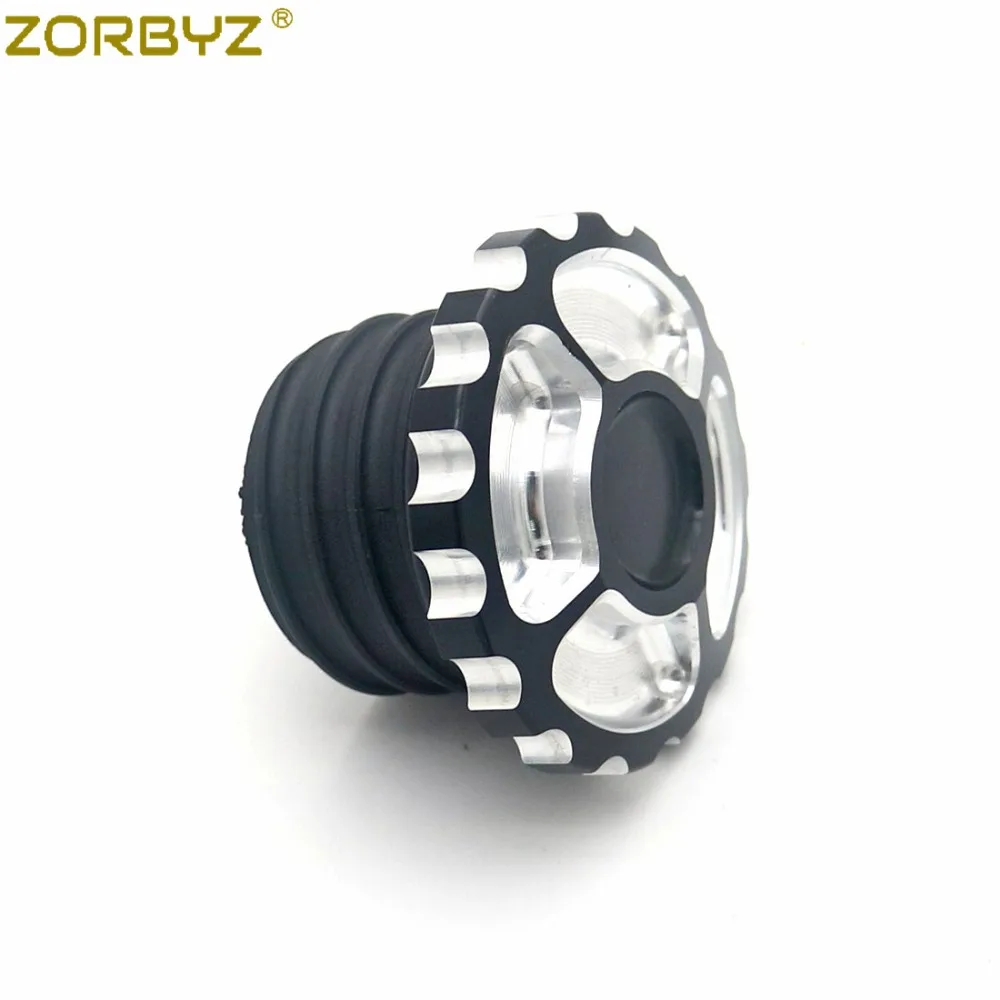 ZORBYZ черный/хром CNC Edge Cut вентилируемый газовый бак крышка топливная Крышка для Harley Sportster XL Dyna Touring Softail