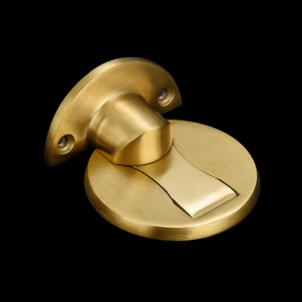 

Stainless Steel Free Punching Magnetic 1pc Door Stopper Home Hotel Room Holder