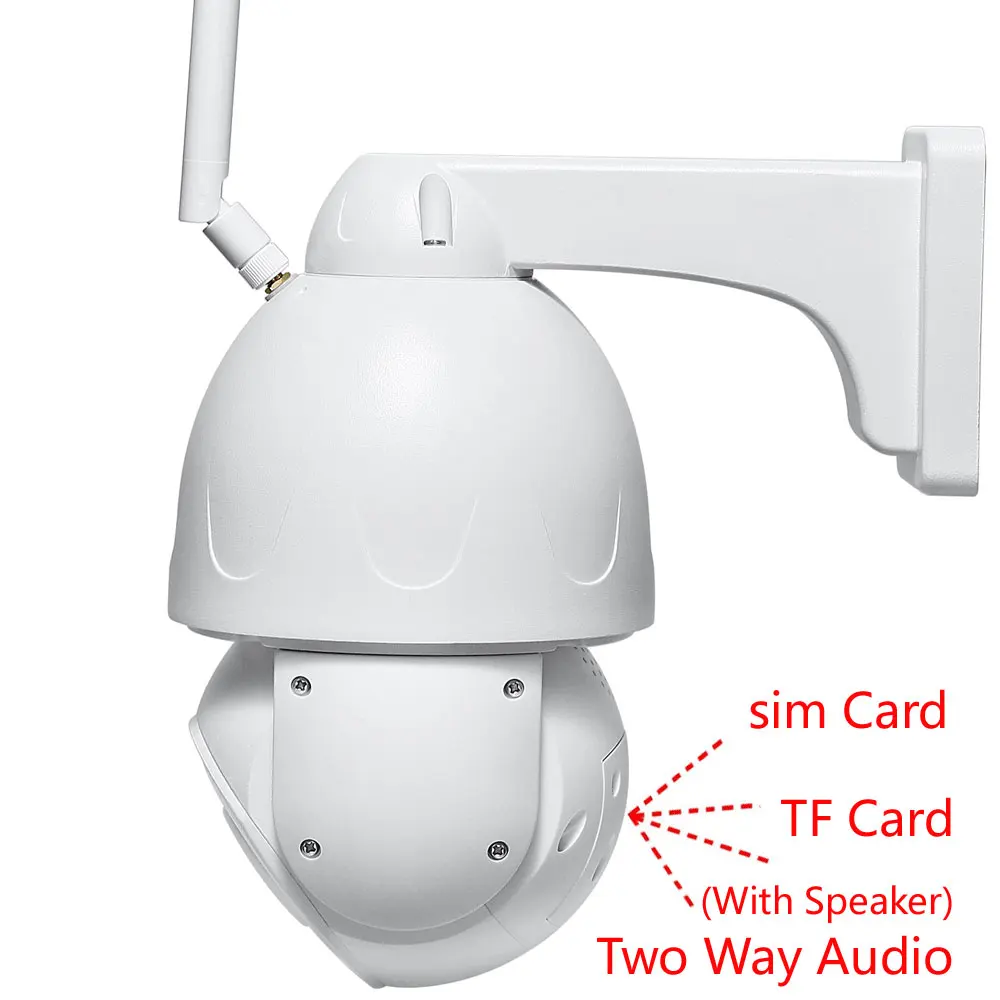 US $128.88 4G Wifi PTZ IP Camera Metal 5MP 30X Zoom Two Way Audio AI Auto Tracking Wireless Cam Outdoor 80m IR Video Home Security Camera