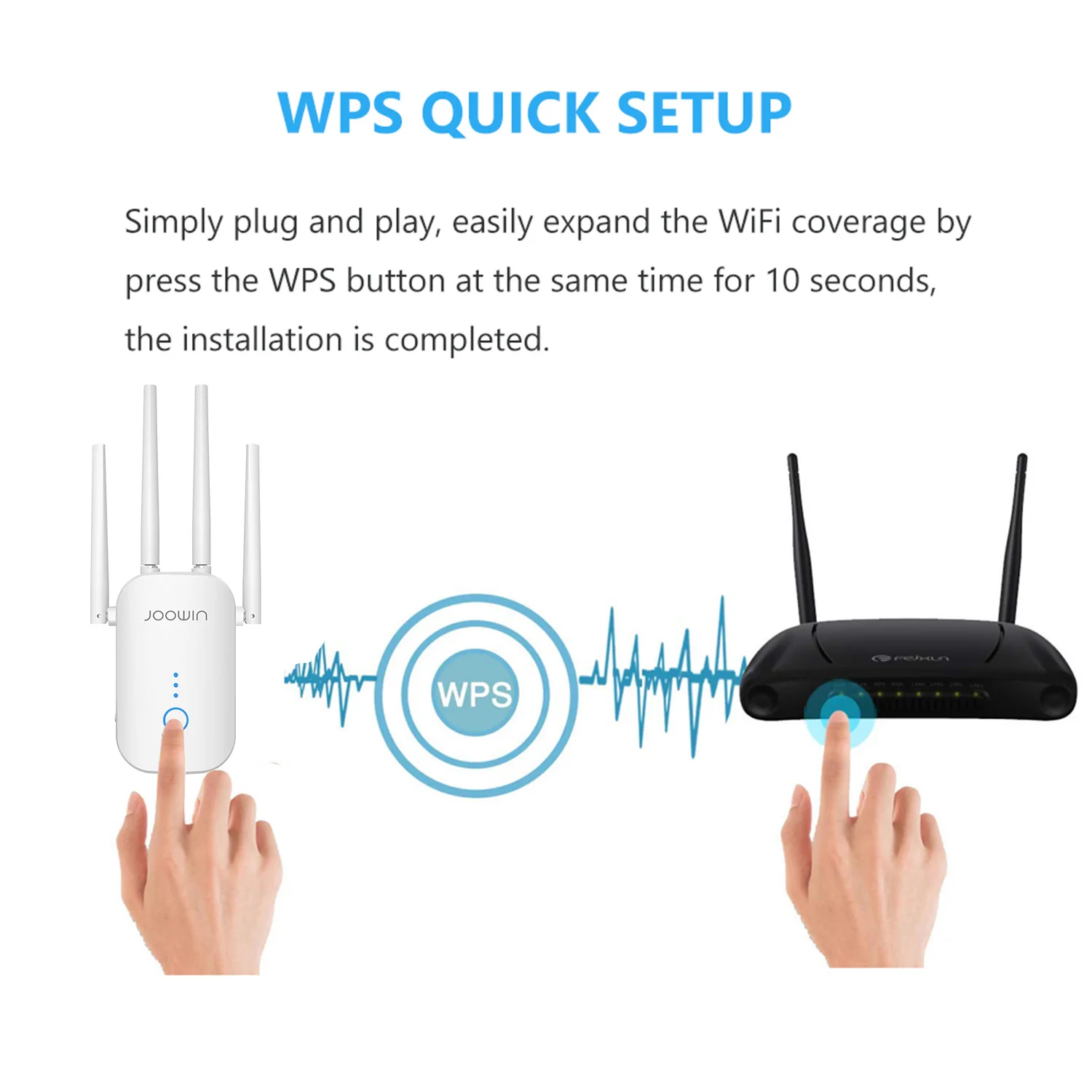 300Mbps/1200Mbps Mạnh Repeater 2.4G/5GHz Tầm Xa Bộ Mở Rộng Sóng Wifi 802.11ac Wlan Wi-fi bộ Khuếch Đại Router Điểm Truy Cập spectrum wifi amplifier