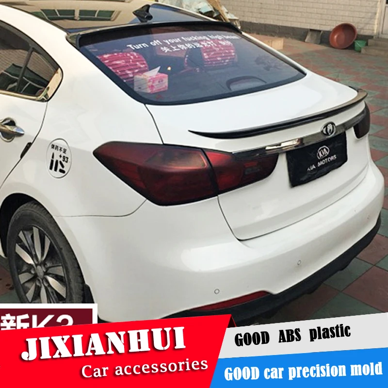 Спойлер на крышу Forte 2011 2018 Kia K3 спойлер WWK из АБС пластика цветной задний для