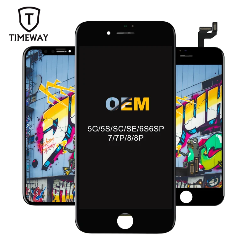 100% Лучший Премиум-дисплей для iPhone 7 8 Plus OEM сменный ЖК-экран дигитайзера 5S SE 6S