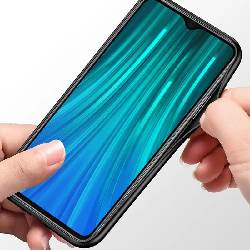 Закаленное стекло Кольцо Магнит держатель чехол для xiaomi Redmi Note 9S Мягкая Рамка