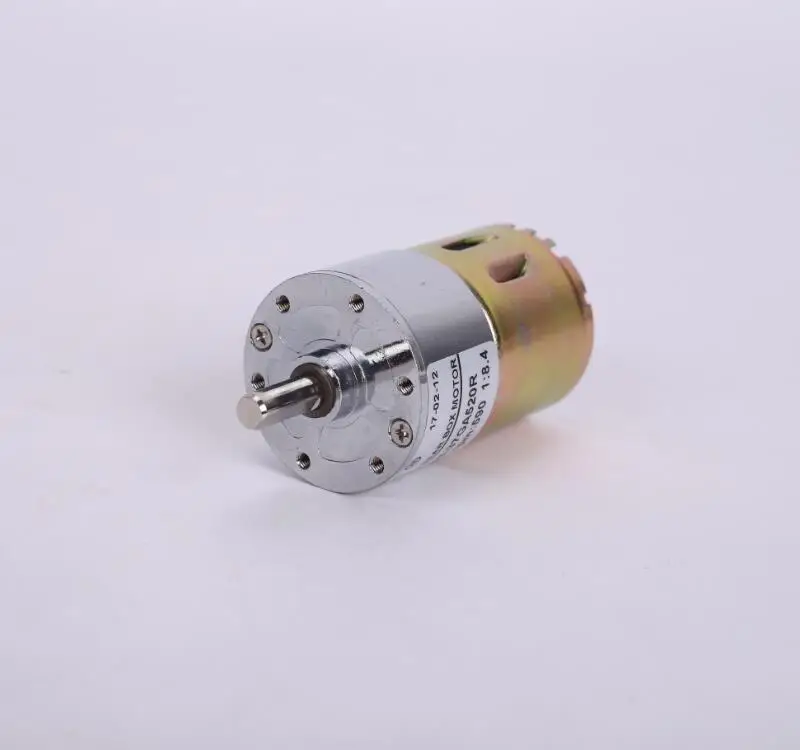 WS-37GA520R микро-скорости двигателя постоянного тока с функцией автоматического сброса и прямое соединение мотор-редуктор 12V 24V медленно искусственная неровность с небольшой мотор